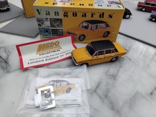 Corgi/ Vanguard. VA05300 TRIUMPH DOLOMITE SPRINT IN YELLOW & BLACK MATT ROOF