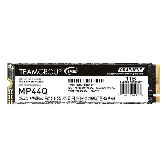 Team Group MP44Q 2 TB M.2 PCI Express 4.0 NVMe QLC 3D NAND