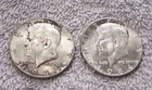 (2) kennedy half dollars #7