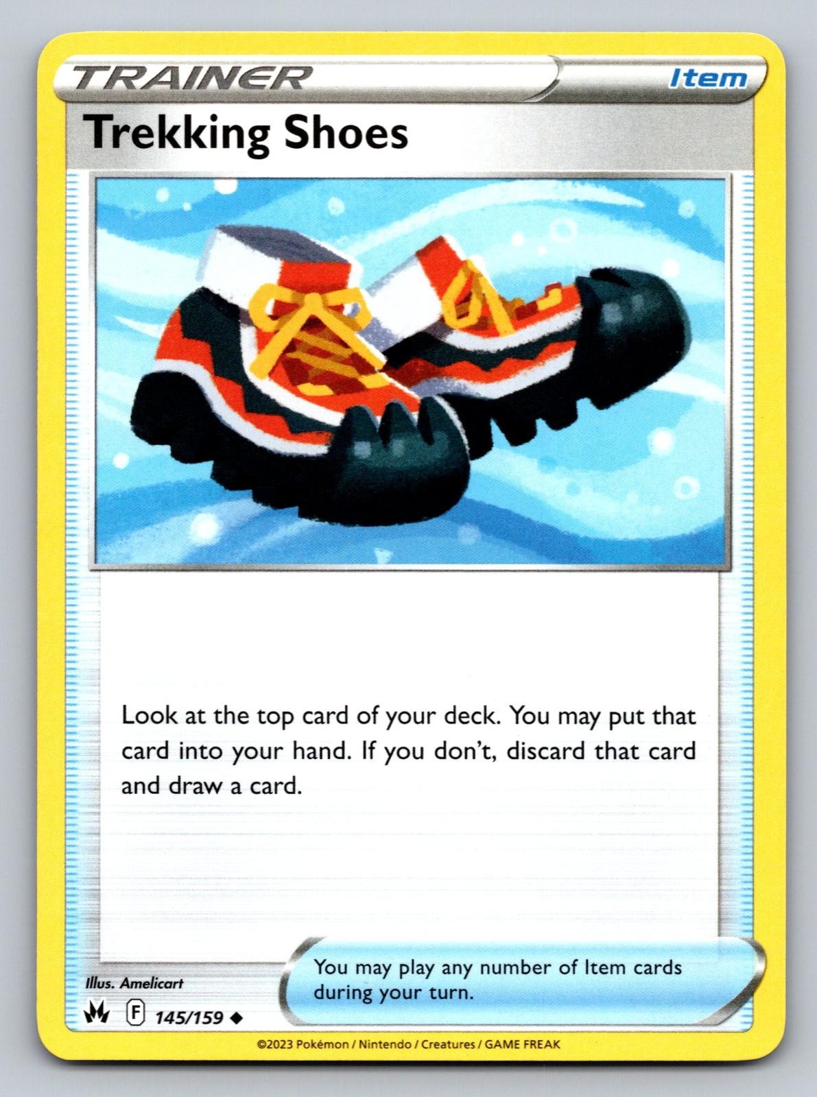 Trekking Shoes 145/159 Uncommon Crown Zenith Pokemon Near Mint