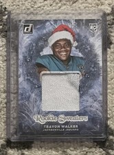 TRAVON WALKER 2022 DONRUSS ROOKIE SWEATERS RHS-25 White Patch (RC)