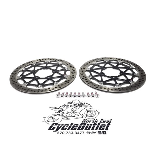 2023 21-24 KAWASAKI NINJA ZX10R OEM BREMBO FRONT LEFT RIGHT BRAKE ROTORS DISCS
