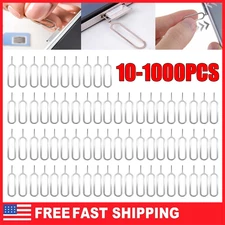 Lot Bulk Sim Card Tray Removal Ejector Pin Tool Cell Phone For Iphone Samsung