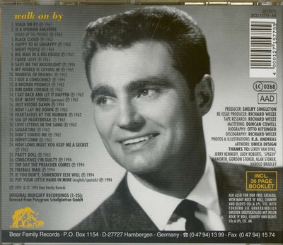 Leroy Van Dyke - Walk On By (CD) - Classic Country Artists