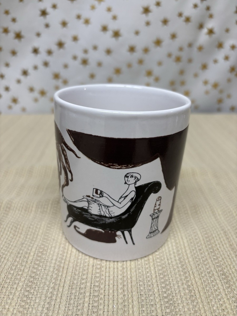 Edward Gorey Mystery Cup Mug PBS Masterpiece Heat Activated Color