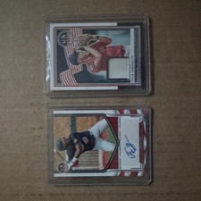 Panini 2013 USA Baseball 2-Card Lot Tre Phelps Patch, Ethan Armbruster Auto
