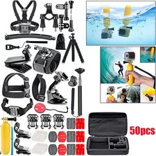50 pcs Waterproof Case for Gopro Hero 13 12 11 10 9 Action Camera Accessories