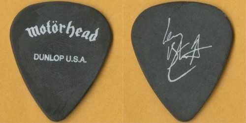 Motorhead 1993 Bastards concert tour Lemmy Kilminster signature Guitar Pick