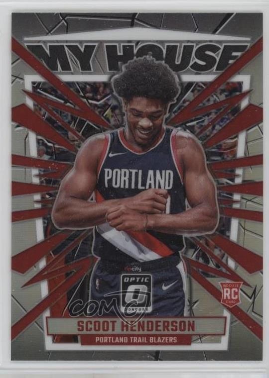 2023 Panini Donruss Optic My House Holo Prizm Scoot Henderson #20 Rookie RC 12g7