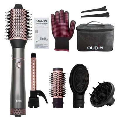 Oudim 5 in 1 Negative Ion Hair Dryer Brush Blow Set Hot Air Styler NIB