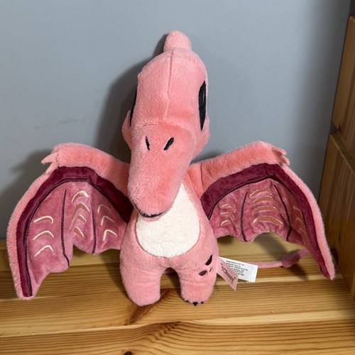 TCBunny Baby Dinosaur 10" Pink Plush Pterosauria With Wire Poseable Wings - Picture 5 of 10