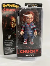 BendyFigs Chucky Noble Collection Bendable Posable Action Figure Nonmint Box