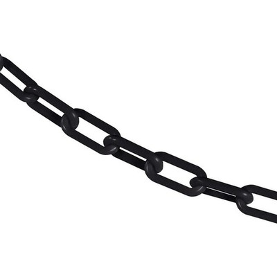 GRAINGER APPROVED 30003-100 Plastic Chain ,100 ft L,Black 8TPL6