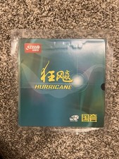 DHS Hurricane 3 NEO National 39 Degrees 2.15mm Black Table Tennis Rubber NEW