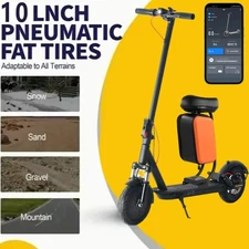 LOT 350W Scooter: Dual Shocks & Sturdy Seat, 10.4ah, Reliable Off-Road Companion