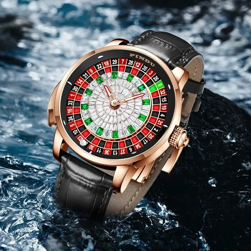 Reloj Automático Hombre PINDU Ruleta Rusa NH35A Zafiro Impermeable Foto 4 de 4