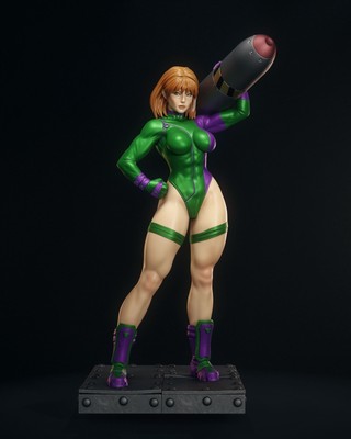 Caitlin Fairchild - 1:4 - 1:6 - 1:9 - Garage Kit - 3D Printed - GEN13 - Pinup