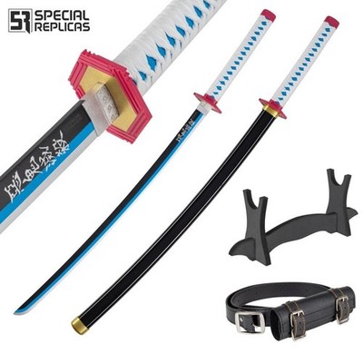 Dämonentöter Tomioka Giyuus hölzernes Katana-Schwert JT10654