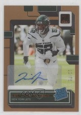 2022 Clearly Donruss Rated Rookie Orange 12/75 Jermaine Johnson II Auto 09su