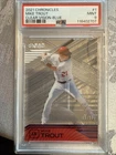 2021 Panini Chronicles - Clear Vision Mike Trout #1 Blue /50 PSA 9 Pop 1