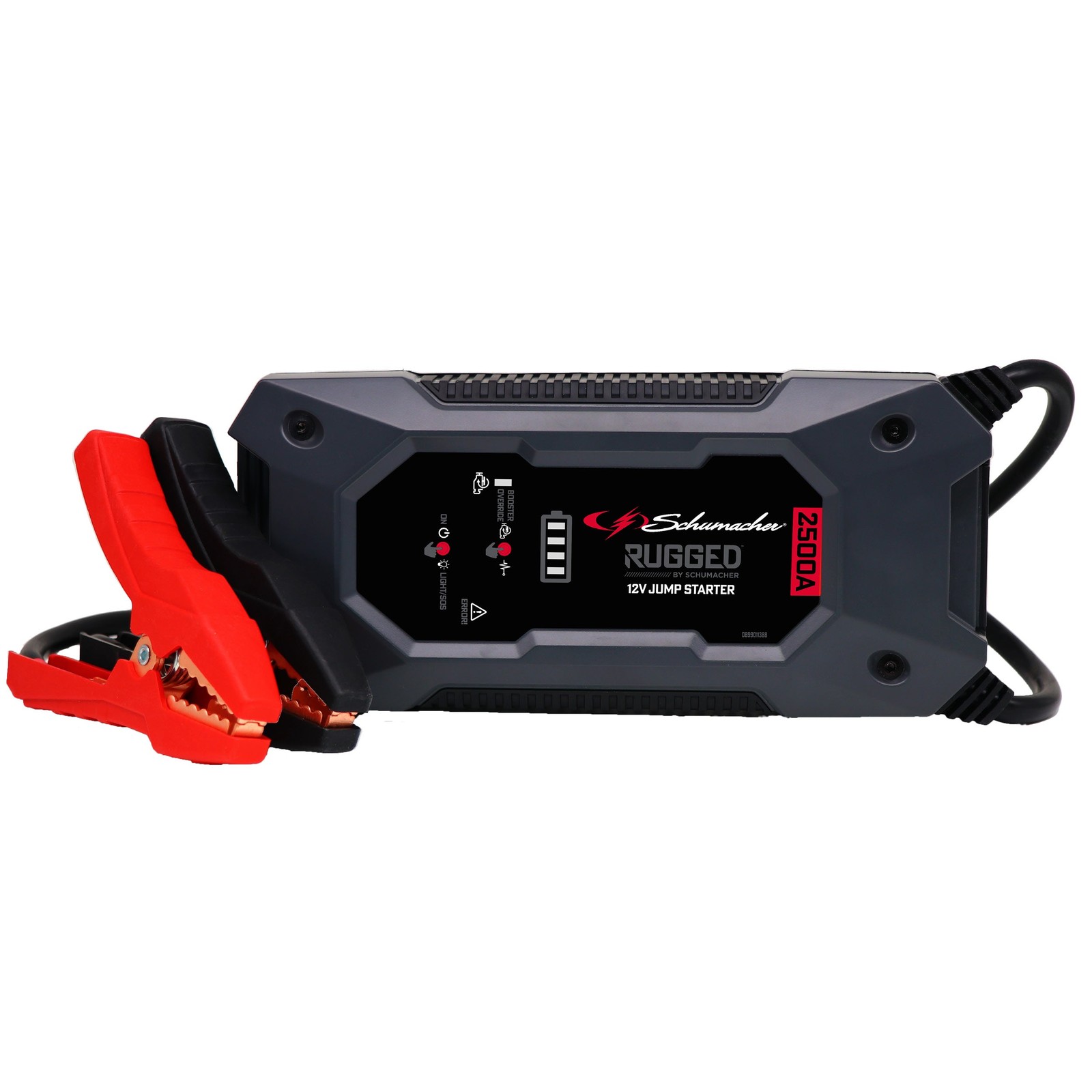 Booster de démarrage intelligent au lithium 2500A avec pinces automatiques