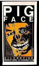 PIG FACE - Silverfish - Rare 1991 KOZIK Silkscreen Austin Texas Concert Poster