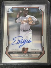 Esteban Mejia 1st Bowman Chrome Auto Orioles #CPA-EME - 2026 Bowman Baseball