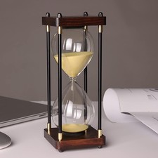 Premium Large Hourglass Sand Timer 60 Minutes, Decorative Sandglass Clock, Mo...