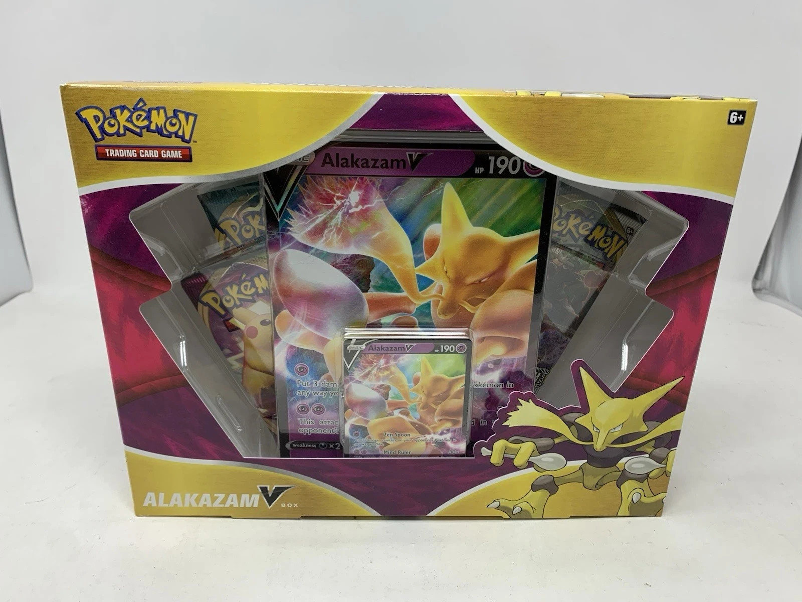 New Sealed Pokémon TCG Alakazam V Box