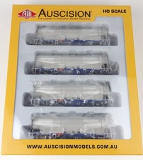 AUSCISION NPHH CEMENT WAGONS X 4PK PN/PATCH JOBS EXCELLENT AS NEW BOXED HO