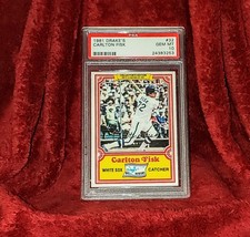 CARLTON FISK 1981 DRAKE'S #32 CHICAGO WHITE SOX HOF PSA 10 🔥 SHARP GEM MINT
