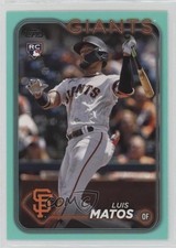 2024 Topps Series 1 Aqua Luis Matos #28 11oh