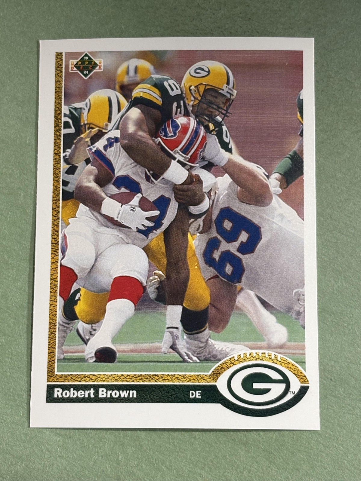 Robert Brown 1991 Upper Deck Green Bay Packers #519 NN610