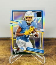 QUENTIN JOHNSTON 2023 CLEARLY DONRUSS THE ROOKIES GREEN /49 ⚡️ Chargers 