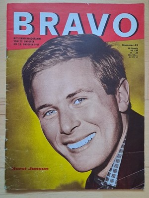 BRAVO Nr.43 von 1961 Doris Day, Ted Herold, Horst Janson, Elizabeth Taylor....