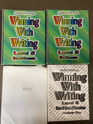 Winning with Writing Level 6 First & Second Semesters Answer Key & Tests
