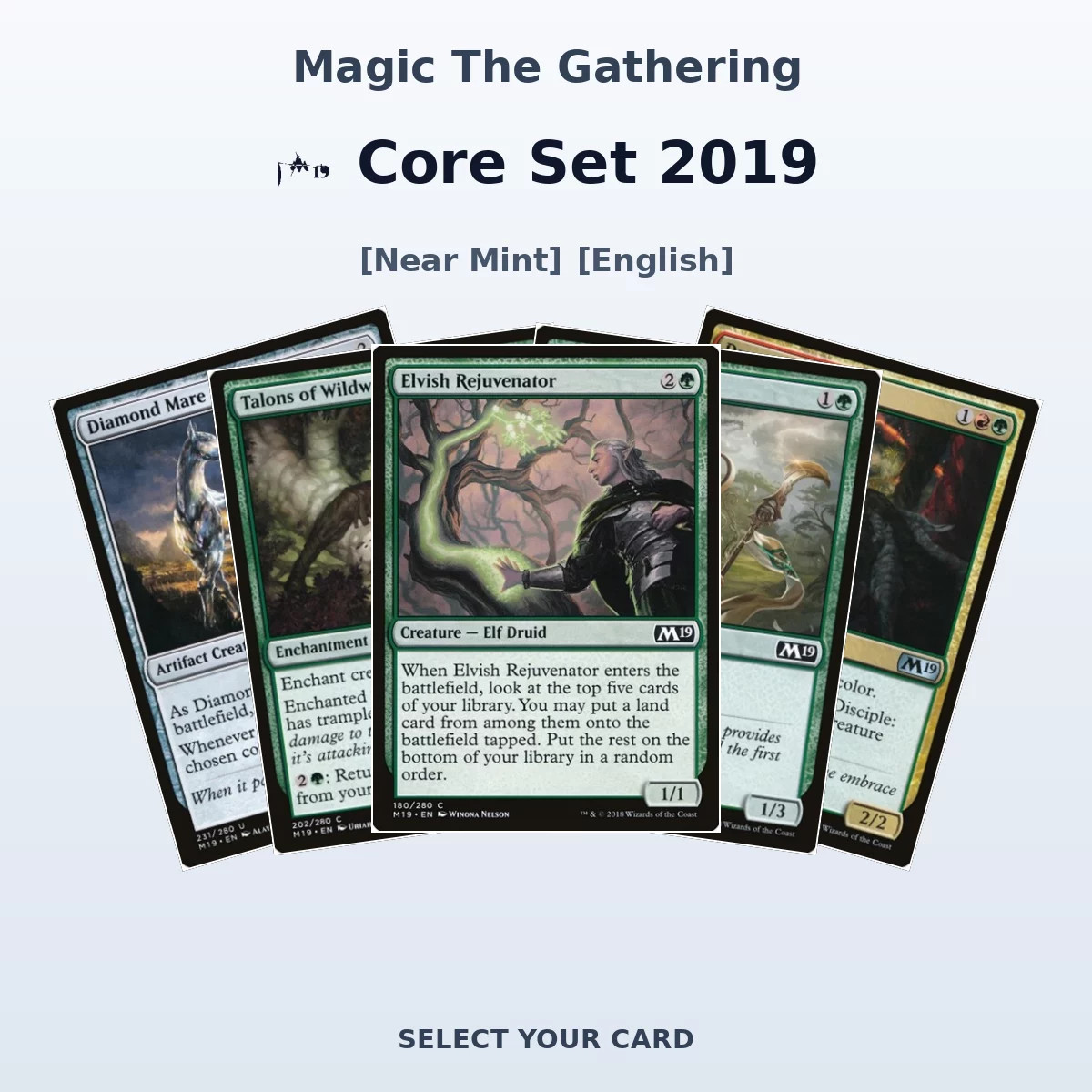 Magic The Gathering Core Set 2019 - Select Your Cards (NM)