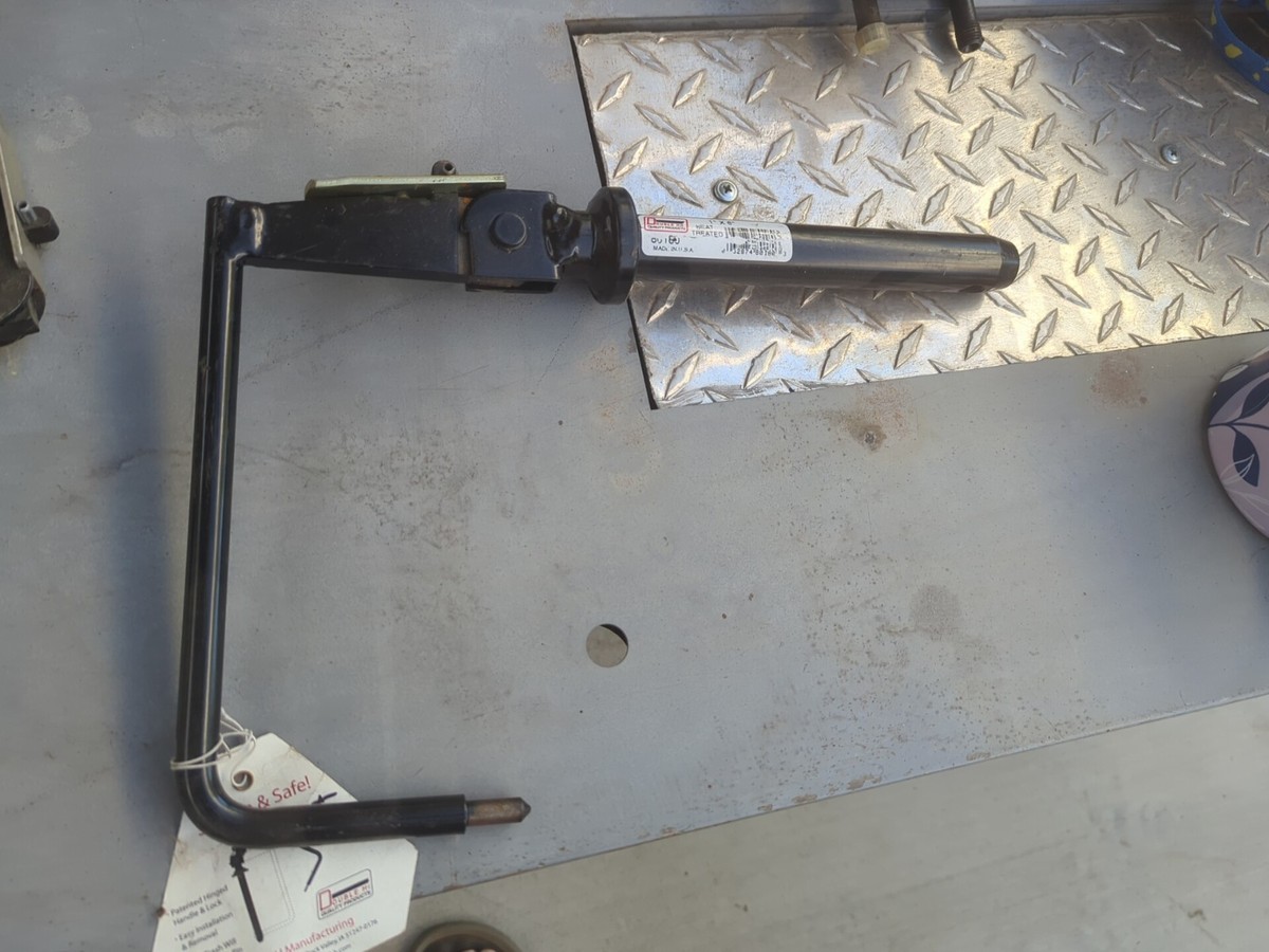 Double HH 80180 Locklease Hitch Pin, 1" Shaft Diameter, 6" Usable Length