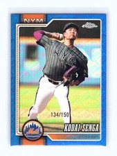 Kodai Senga Blue Logofractor /150  Fanatics Exclusive 2026 Topps Chrome