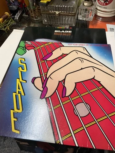 Slade Keep Your Hands Off My Power Supply & Rogues Gallery Vinyl LP Record Lot