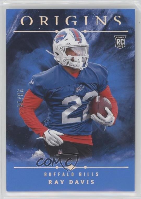 2024 Panini Origins Rookies Blue 28/99 Ray Davis #131 Rookie RC v1x