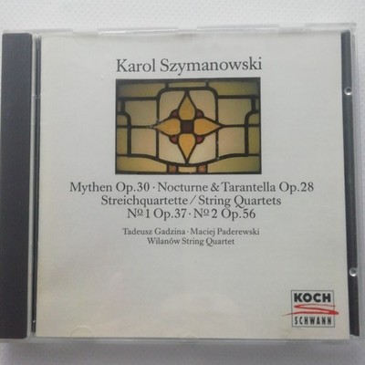 Szymanowski: Mythes Op. 30 etc. / Gadzina / Wilanow Quartet / Koch CD 3-1155-2