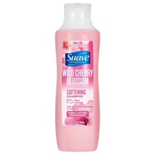 Suave Essentials Softening Shampoo, Wild Cherry Blossom, 22.5 fl oz