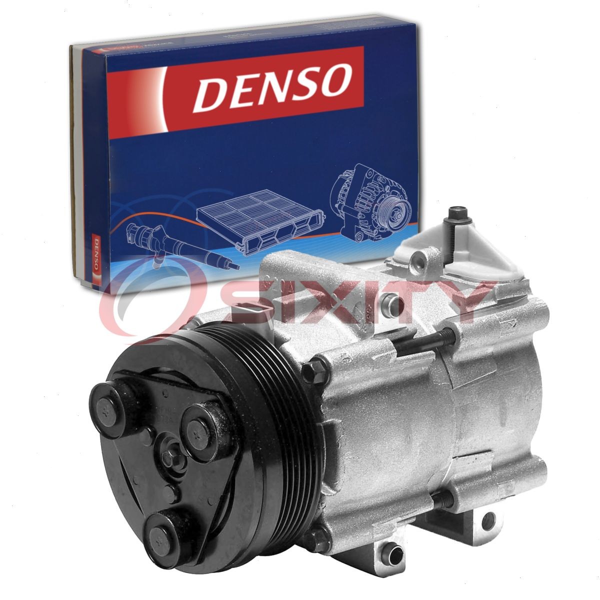 DENSO 471-8106 AC Compressor  Clutch for F7OZ19703AA F7LZ19703AA ip