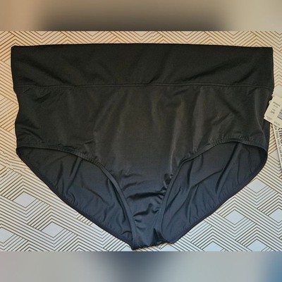 NWT Trimshaper Bikini Brief Comfort Waist Swim Bottoms Plus Size 24W