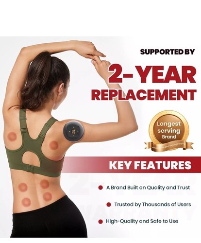 Set Terapia Coppettazione Dinamica Intelligente 5 in 1 con Kit di Coppettazione Luce Rossa per Massa... - Foto 3 di 6