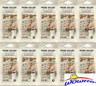(10) 2025 Topps Allen & Ginter Baseball Sealed JUMBO FAT CELLO Pack-140 Cards!