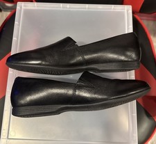 Dansko Women's Larisa Black Milled Nappa Leather Flats - Sz 38