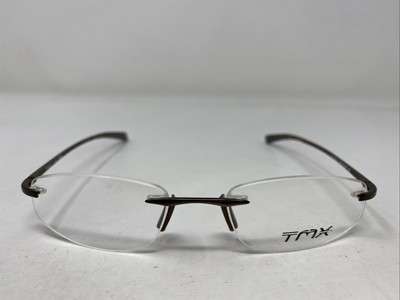 TIMEX TMX SHRED DE 49-17-135 Dark Gray/Brown Eyeglasses Frame WP24