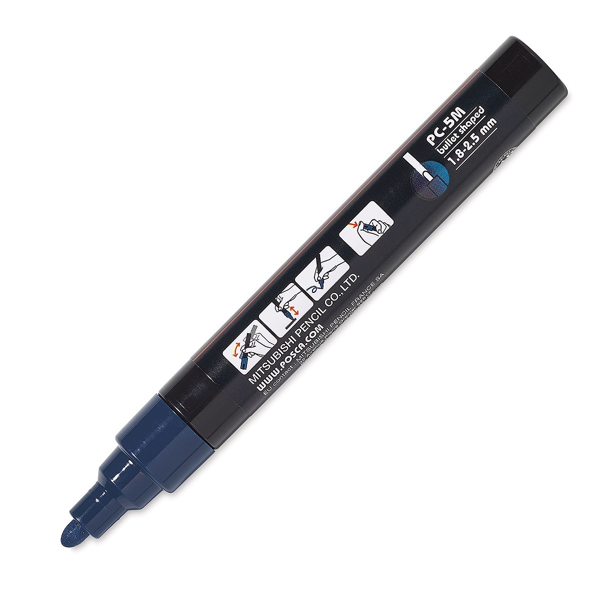 Posca Markers, Paint Marker, Navy Blue, 5M Medium Tip, Opaque, Dark, Marine
